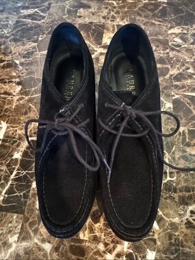Lauren Ralph Lauren Black Suede Chukka Boots